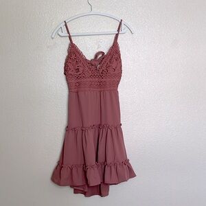 SHEIN Fusia Rose Colored Dress